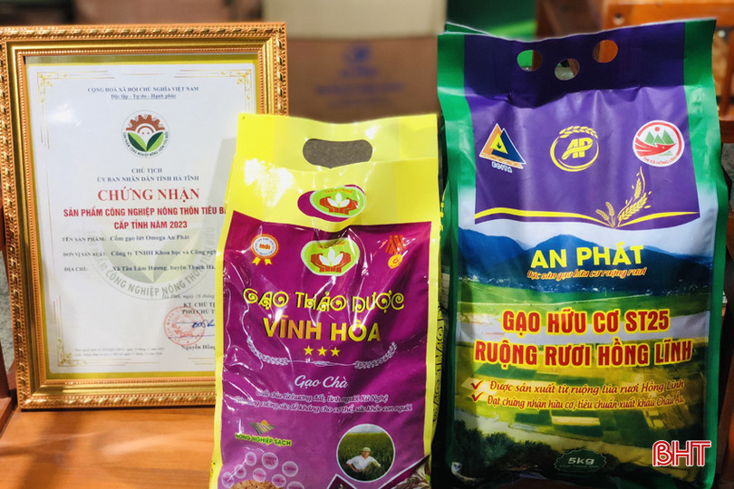 Nhờ ứng dụng tốt khoa học công nghệ, nhiều sản phẩm nông nghiệp của Thạch Hà có chỗ đứng trên thị trường. thach haA.jpg