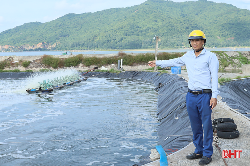 Phát triển nghề nuôi tôm tại xã Thạch Châu góp phần nâng cao thu nhập cho người dân. F2.png