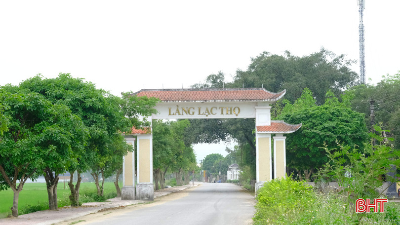 Thôn Lạc Thọ là nơi có nhiều hộ dân thuộc diện bị ảnh hưởng bởi dự án cao tốc Bắc - Nam. DSCF2061-min.JPG