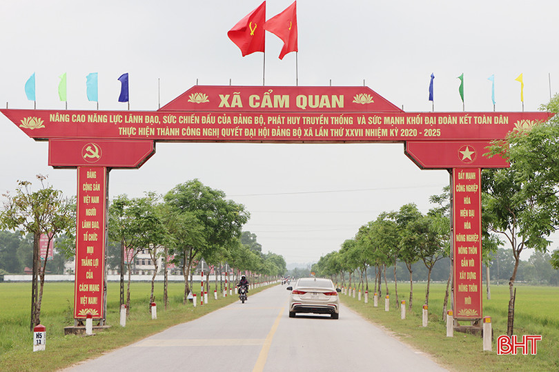 Vùng quê cách mạng xã Cẩm Quan (Cẩm Xuyên) - quê hương Anh hùng Phan Đình Giót hôm nay. 3.jpg