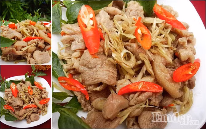 bep cuoi tuan thom nuc mon vit xao sa ot