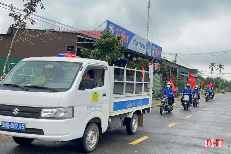 Xã Toàn Lưu tổ chức tuyên truyền lưu động, chuyển tải thông tin về ngày bầu cử đại biểu Quốc hội khóa XVI và đại biểu HĐND các cấp nhiệm kỳ 2026 - 2031 đến tận từng ngõ xóm.