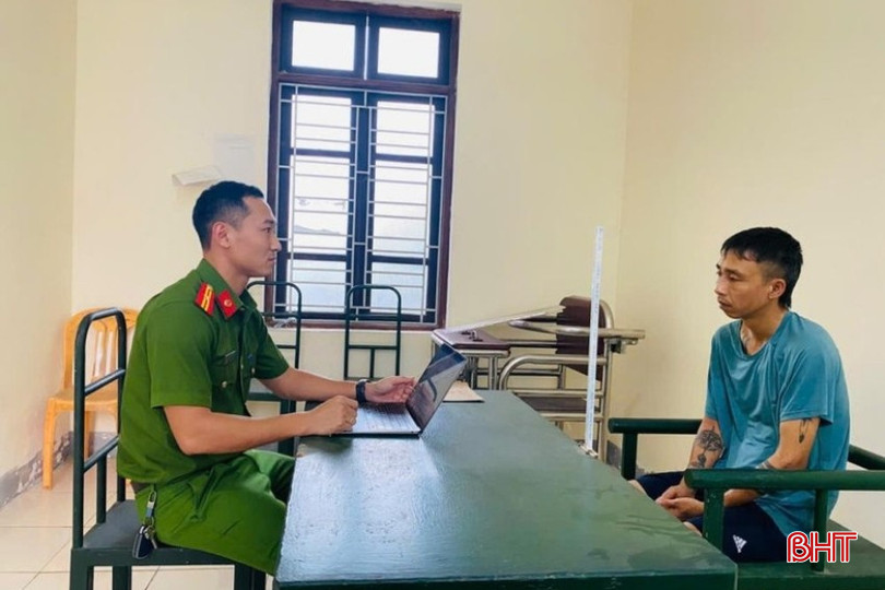 Tài xế Lê Ngọc Thành tại Cơ quan Cảnh sát Điều tra Công an tỉnh Hà Tĩnh. bqbht_br_a2.jpg