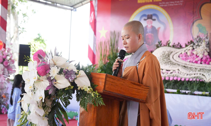 Sư cô Thích Nữ Chơn Khai, Trụ trì chùa Côn Sơn phát biểu tưởng niệm cụ Nguyễn Trãi bqbht_br_z7072441113708-09ae07d8be7138b31b11457855840afd.jpg