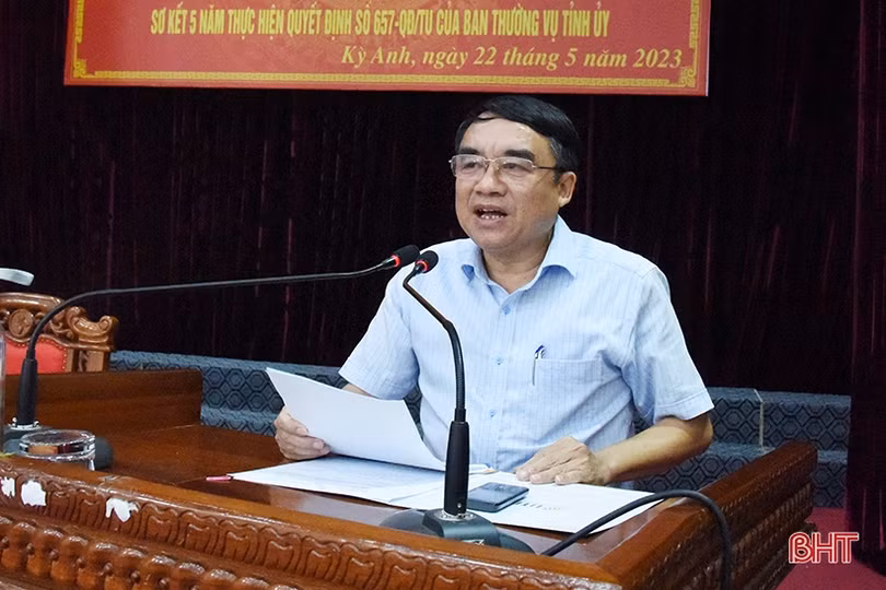 Kỳ Anh quyết liệt thực hiện các nghị quyết, quyết định của Trung ương, của tỉnh