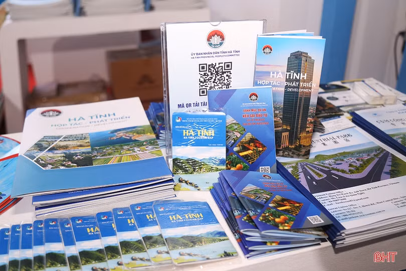 Hà Tĩnh giới thiệu các sản phẩm chủ lực tại hội nghị công bố Quy hoạch tỉnh và xúc tiến đầu tư