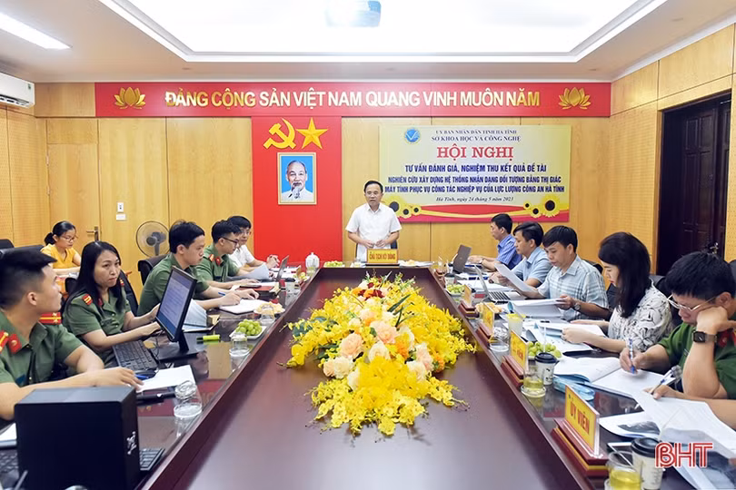 Công an Hà Tĩnh nghiên cứu thử nghiệm nhận diện khuôn mặt