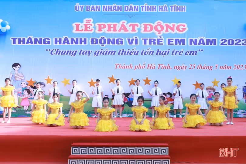 Hà Tĩnh phát động Tháng hành động vì trẻ em năm 2023