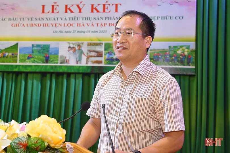 Lộc Hà và Tập đoàn Quế Lâm thỏa thuận hợp tác phát triển nông nghiệp sạch