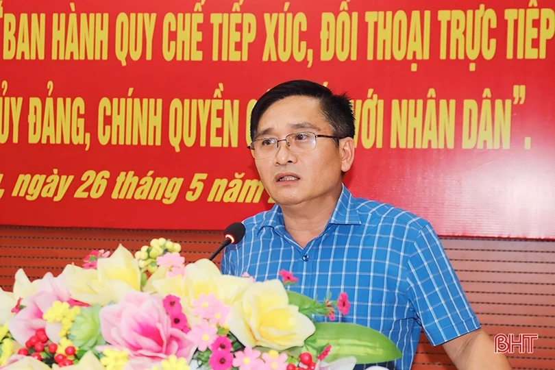 Vũ Quang tiếp tục phát huy hiệu quả quy chế đối thoại với Nhân dân