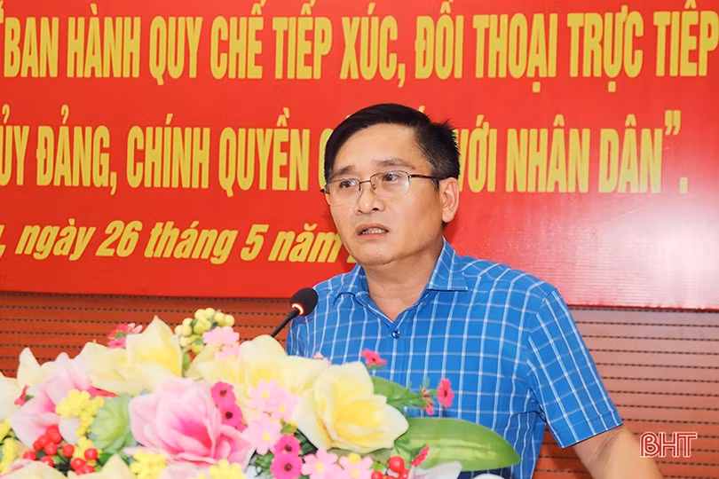 Vũ Quang tiếp tục phát huy hiệu quả quy chế đối thoại với Nhân dân