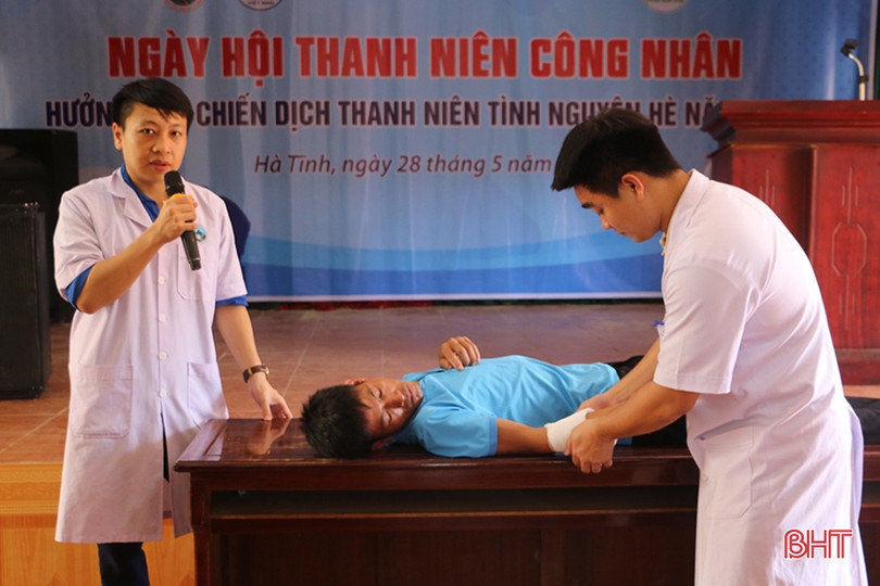 Nhiều hoạt động ý nghĩa tại Ngày hội Thanh niên công nhân Hà Tĩnh