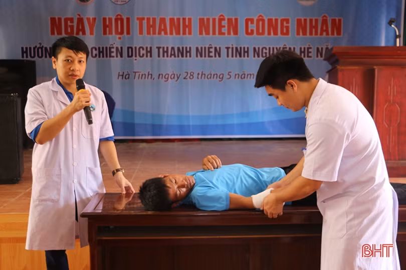 Nhiều hoạt động ý nghĩa tại Ngày hội Thanh niên công nhân Hà Tĩnh