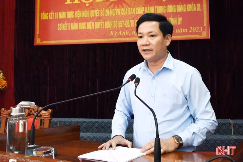 Kỳ Anh quyết liệt thực hiện các nghị quyết, quyết định của Trung ương, của tỉnh