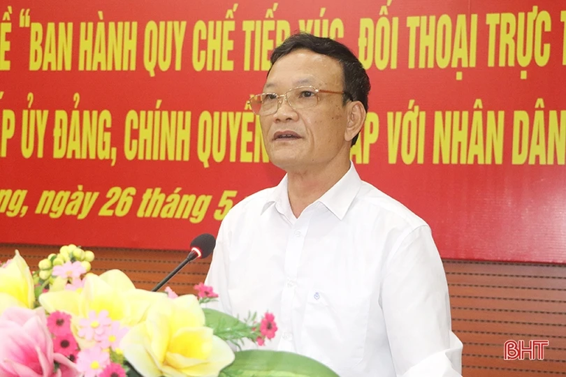 Vũ Quang tiếp tục phát huy hiệu quả quy chế đối thoại với Nhân dân