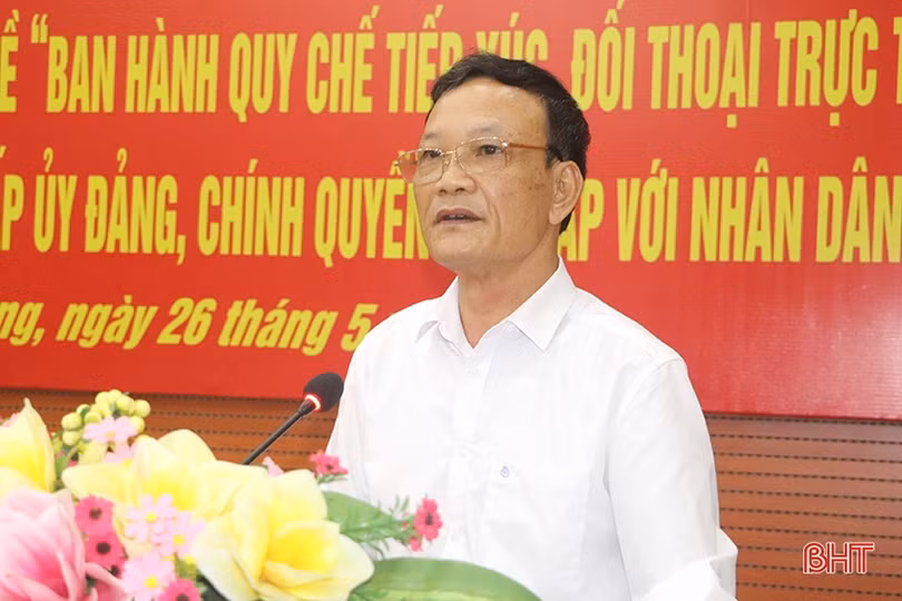 Vũ Quang tiếp tục phát huy hiệu quả quy chế đối thoại với Nhân dân