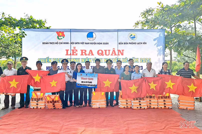 Tuổi trẻ TP Hà Tĩnh, Nghi Xuân ra quân Chiến dịch Thanh niên tình nguyện hè 2023