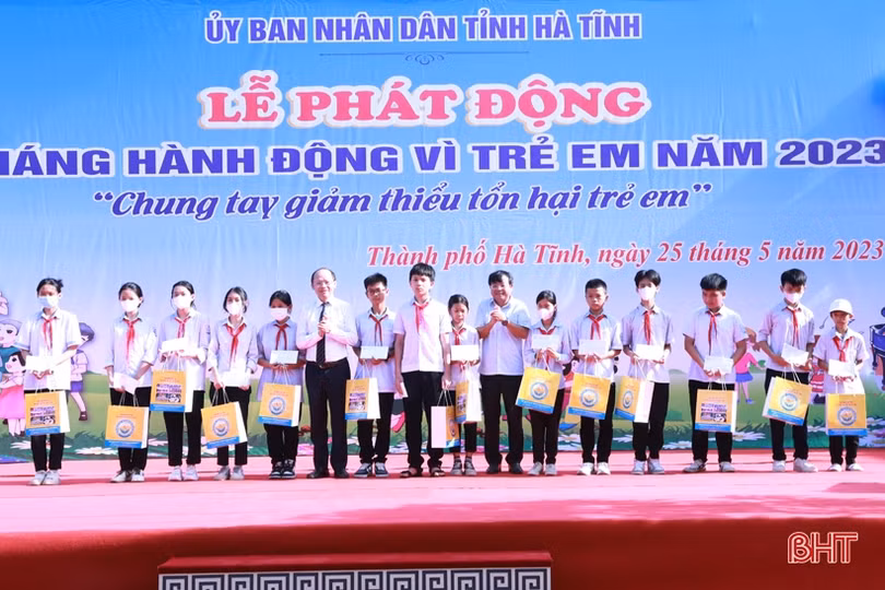 Hà Tĩnh phát động Tháng hành động vì trẻ em năm 2023