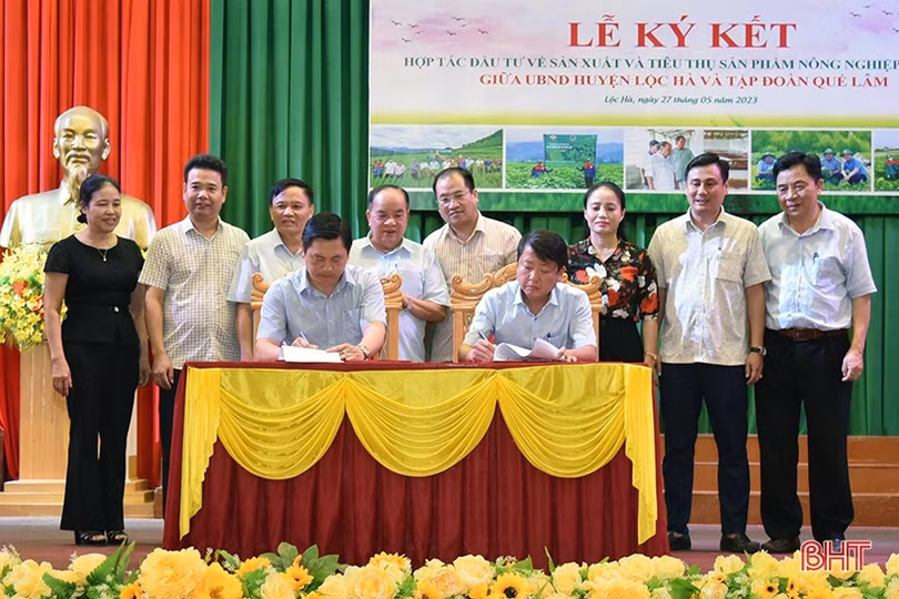 Lộc Hà và Tập đoàn Quế Lâm thỏa thuận hợp tác phát triển nông nghiệp sạch