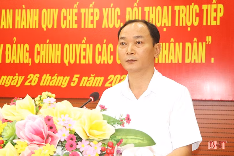 Vũ Quang tiếp tục phát huy hiệu quả quy chế đối thoại với Nhân dân