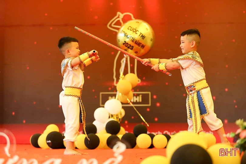 Hấp dẫn cuộc thi gương mặt tài năng nhí của học sinh iSchool Hà Tĩnh