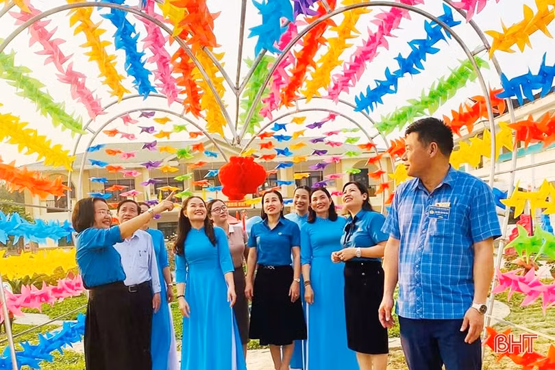 Nhiều công trình ý nghĩa chào mừng đại hội công đoàn ở Hương Khê