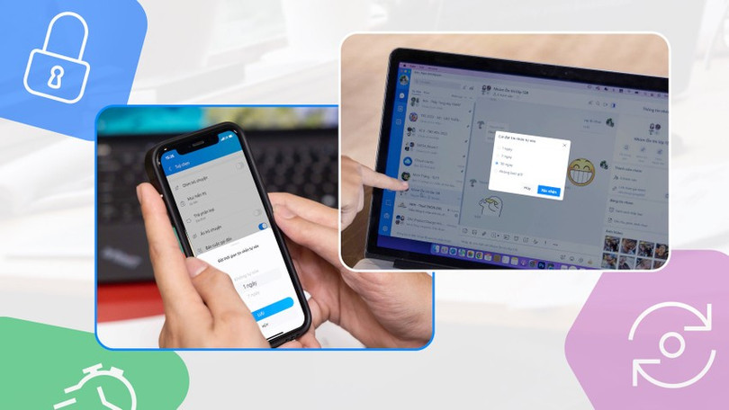 Tính năng tin nhắn tự xóa trên Zalo giúp người dùng bảo vệ quyền riêng tư tối đa. 4 tính năng giúp bạn không bị lộ tin nhắn Zalo