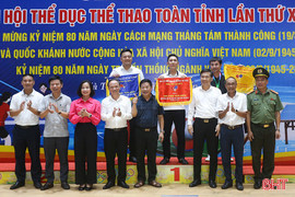 Phường Thành Sen nhất toàn đoàn Giải Bóng bàn Đại hội TDTT toàn tỉnh