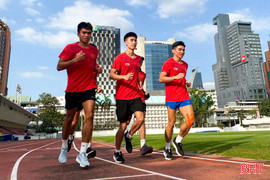 VĐV Hà Tĩnh tập luyện tại Thái Lan, sẵn sàng chinh phục huy chương SEA Games 33