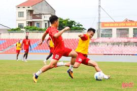 Hồng Lĩnh Hà Tĩnh nỗ lực cho mục tiêu trụ hạng sớm