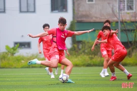 Đội trẻ Hồng Lĩnh Hà Tĩnh sẵn sàng tranh tài tại Giải hạng Nhì quốc gia