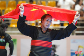 VĐV Hà Tĩnh giành huy chương vàng Giải Vô địch Pencak Silat châu Á 