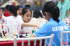 571 VĐV tranh tài Giải Vô địch cờ vua Thành Sen Hà Tĩnh mở rộng