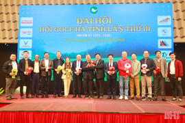 Hội Golf Hà Tĩnh tổ chức đại hội nhiệm kỳ mới