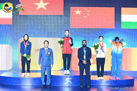 VĐV Hà Tĩnh giành 2 huy chương vàng Giải karate châu Á