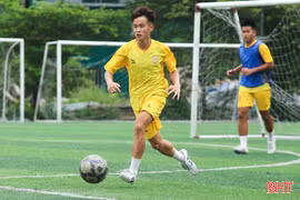 U17 Hồng Lĩnh Hà Tĩnh luyện quân, quyết giành vé vào VCK quốc gia