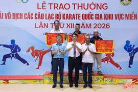 Hà Tĩnh nhất toàn đoàn giải vô địch karate khu vực miền Trung