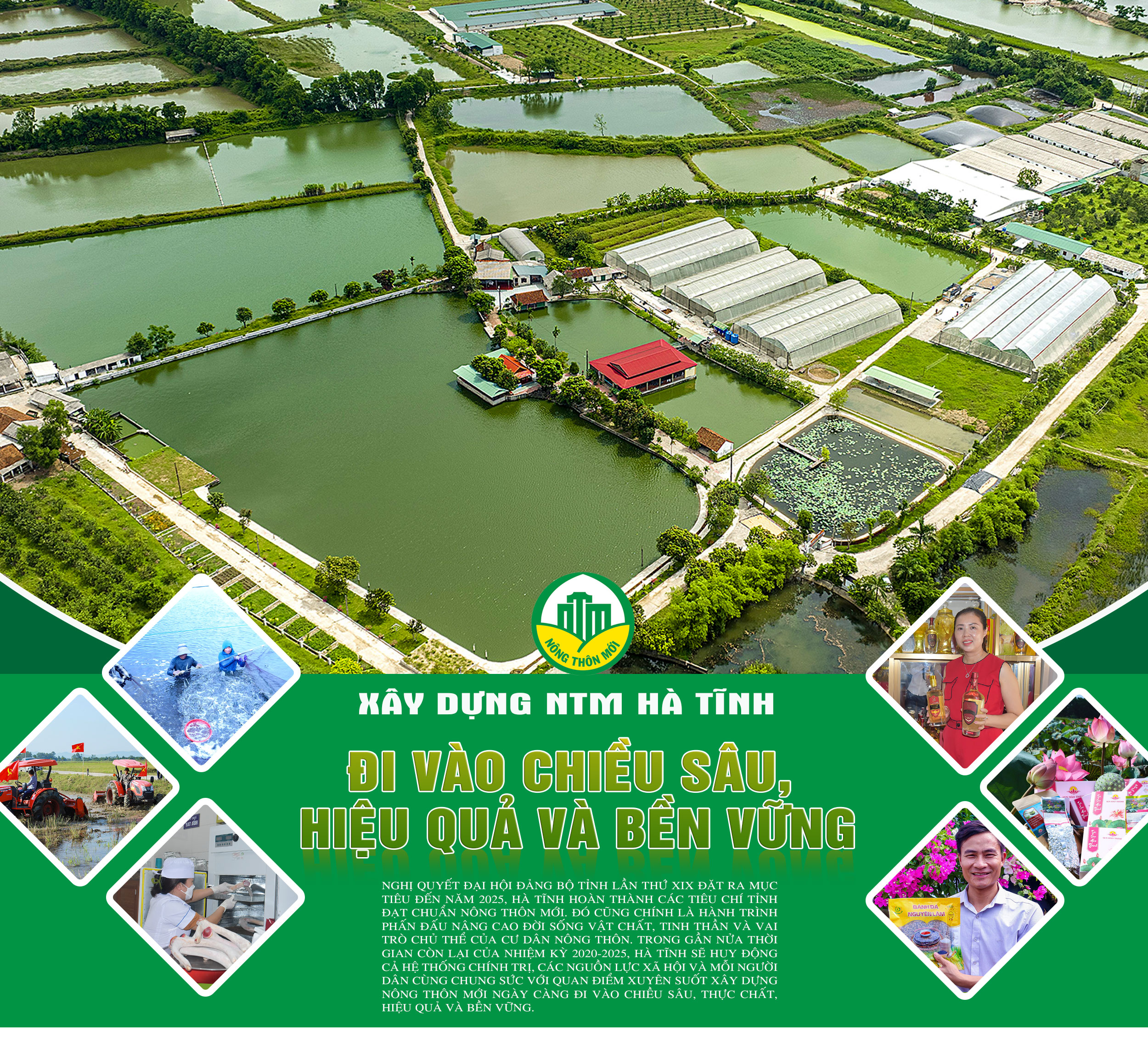 Xây dựng NTM ở Hà Tĩnh: Đi vào chiều sâu, hiệu quả và bền vững (Bài 2): Phát triển kinh tế nông thôn theo hướng hiện đại, hội nhập ảnh 1 Xây dựng NTM ở Hà Tĩnh: Đi vào chiều sâu, hiệu quả và bền vững (Bài 2): Phát triển kinh tế nông thôn theo hướng hiện đại, hội nhập