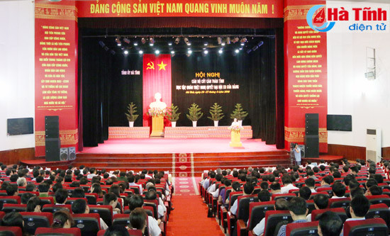 ha tinh quan triet nghi quyet dai hoi xii cua dang