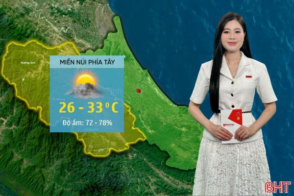 Thời tiết Hà Tĩnh hôm nay 3/8: Trời nắng nhẹ, có mưa vài nơi