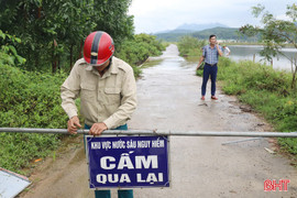 15 cầu tràn ở Hương Sơn bị ngập cục bộ