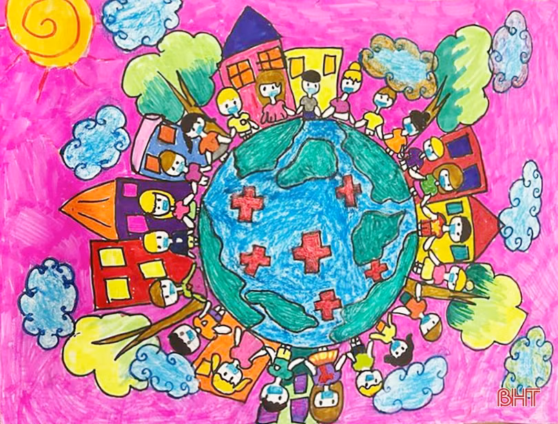 Thiếu nhi Hà Tĩnh: Cùng vẽ sắc màu của yêu thương và hạnh phúc!