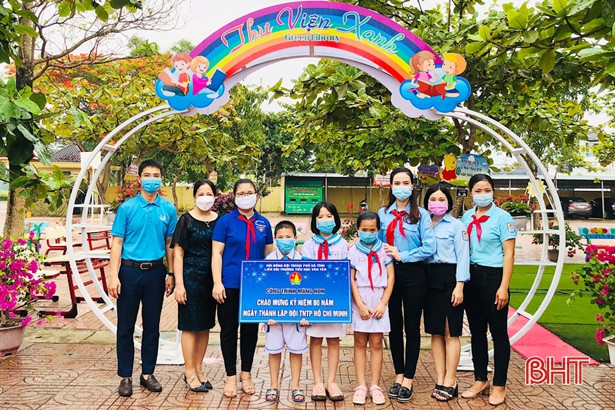 Khởi công ngôi nhà “Khăn quàng đỏ” và ra mắt 2 công trình măng non tại TP Hà Tĩnh