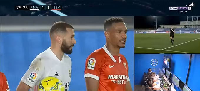 Kết quả Real 2-2 Sevilla: Lỡ cơ hội lên đỉnh