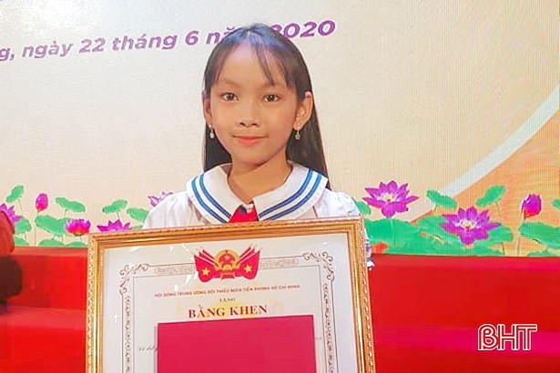 2 học sinh Hà Tĩnh được trao tặng giải thưởng Kim Đồng 