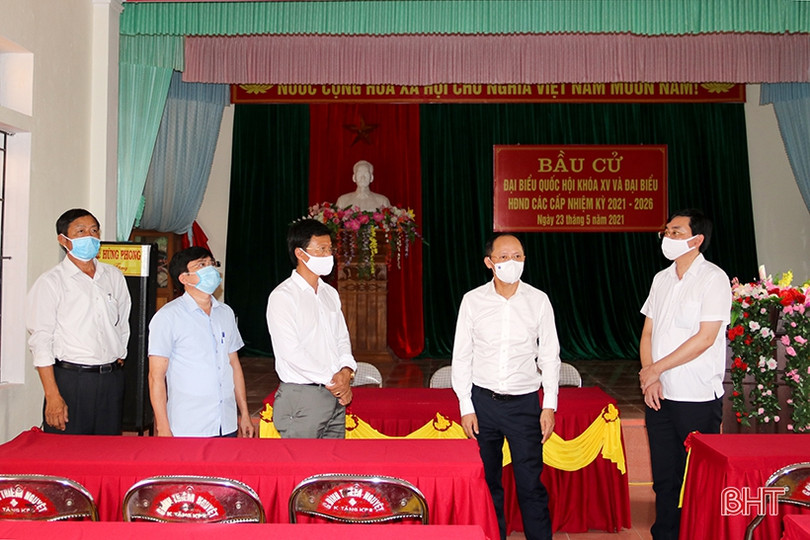 TX Kỳ Anh cần chuẩn bị kỹ lưỡng để đảm bảo an ninh trật tự và phòng chống dịch tại các điểm bầu cử