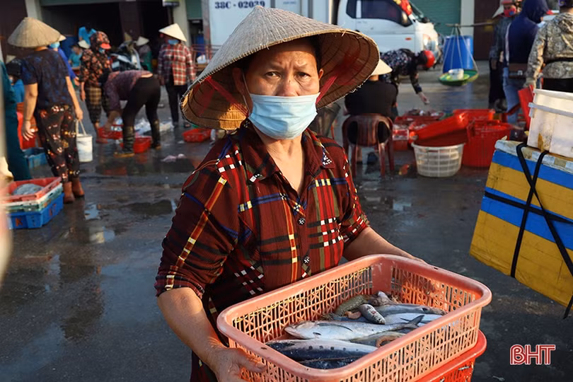 “Cảnh giác” với Covid-19 ở cảng cá lớn nhất Hà Tĩnh