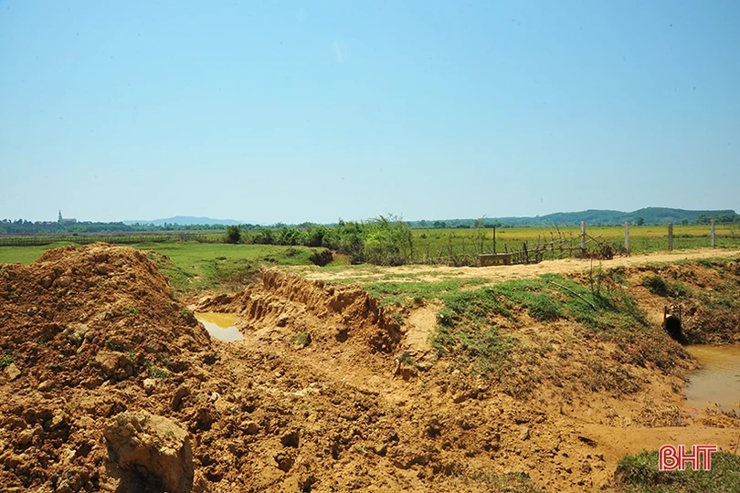 Huyện miền núi Hà Tĩnh mất trắng hơn 100 ha lúa xuân do lũ trái mùa