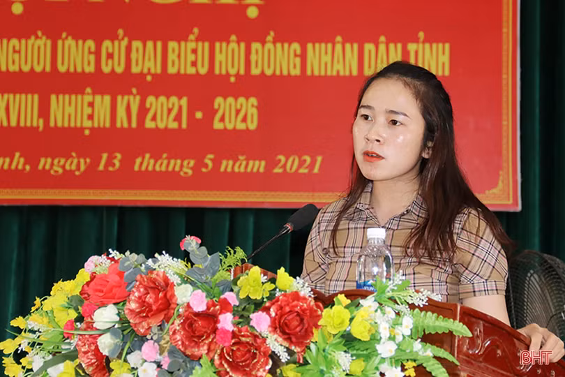 Nỗ lực hết mình thực hiện chương trình hành động nếu trúng cử đại biểu HĐND tỉnh Hà Tĩnh