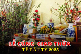 Mâm cúng giao thừa Tết Ất Tỵ 2025 được chuẩn bị như thế nào?